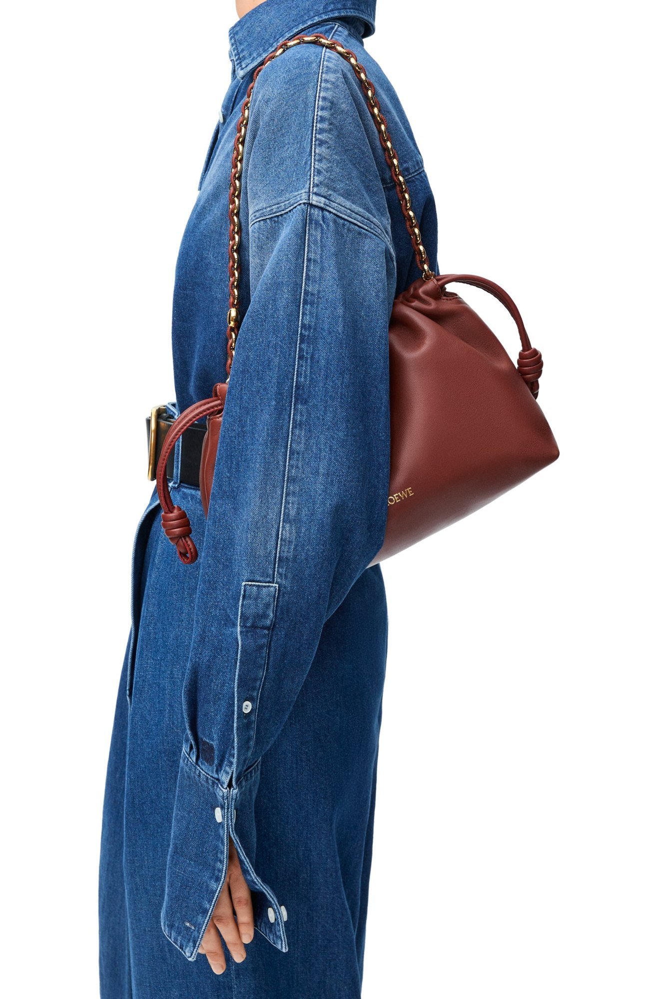 LOEWE LOEWE FLAMENCO MEDIUM DRAWSTRING SHOULDER BAG