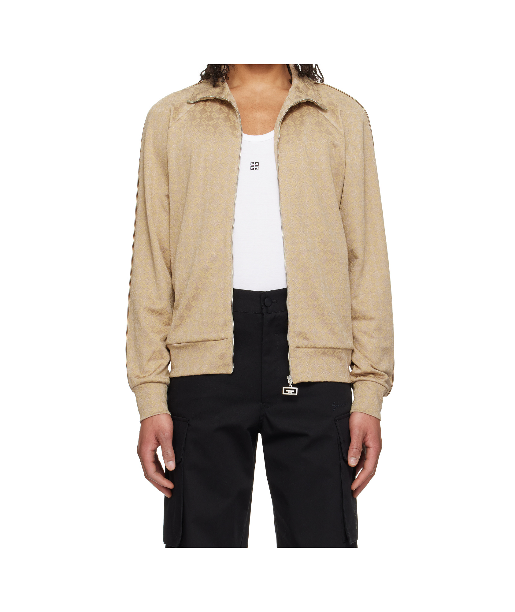 Givenchy Long-sleeved Casual Jacket In Nude