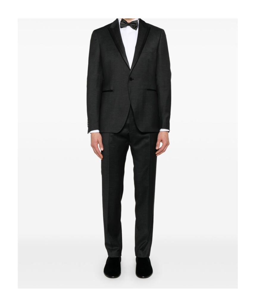 Tagliatore Single-breasted Suit In Black