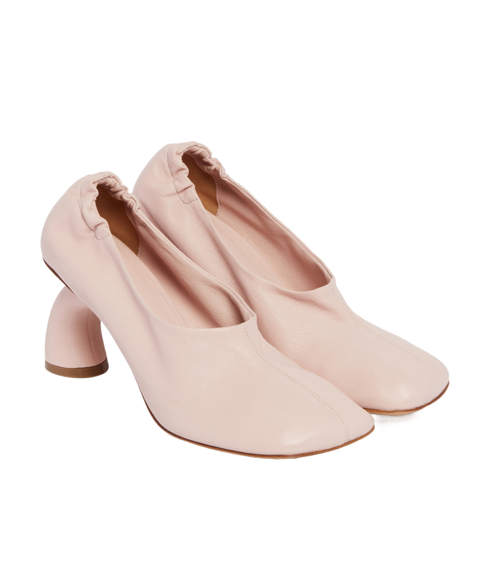 DRIES VAN NOTEN SQUARE TOE HIGH HEELS