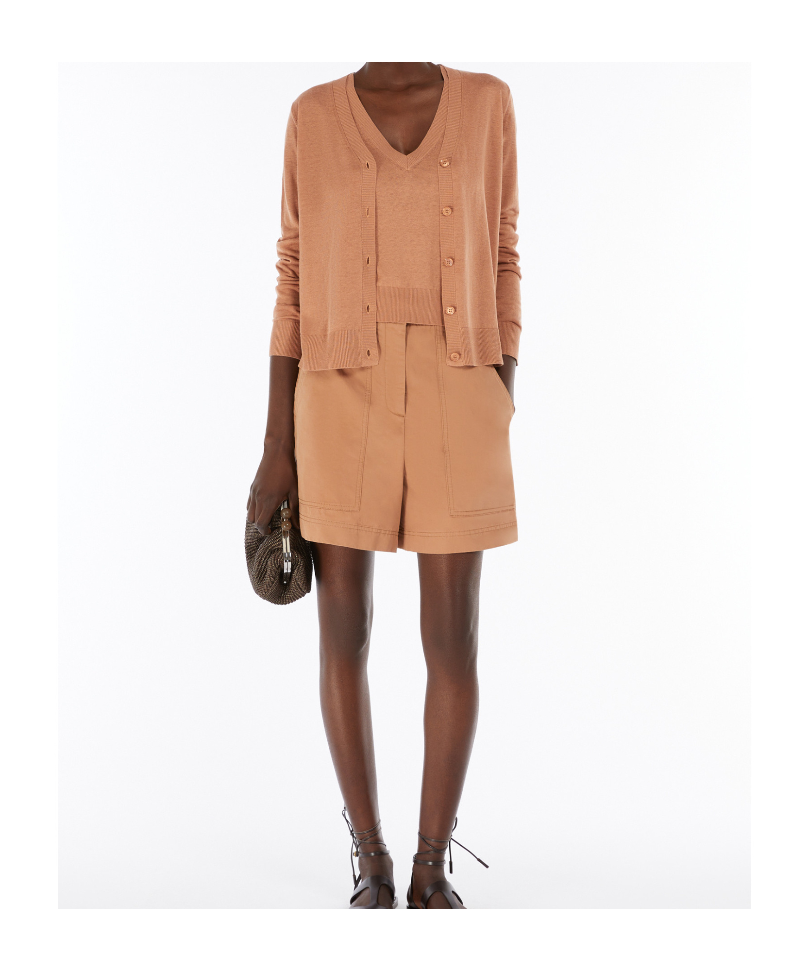 Weekend Max Mara Silk And Linen Yarn Twin Set