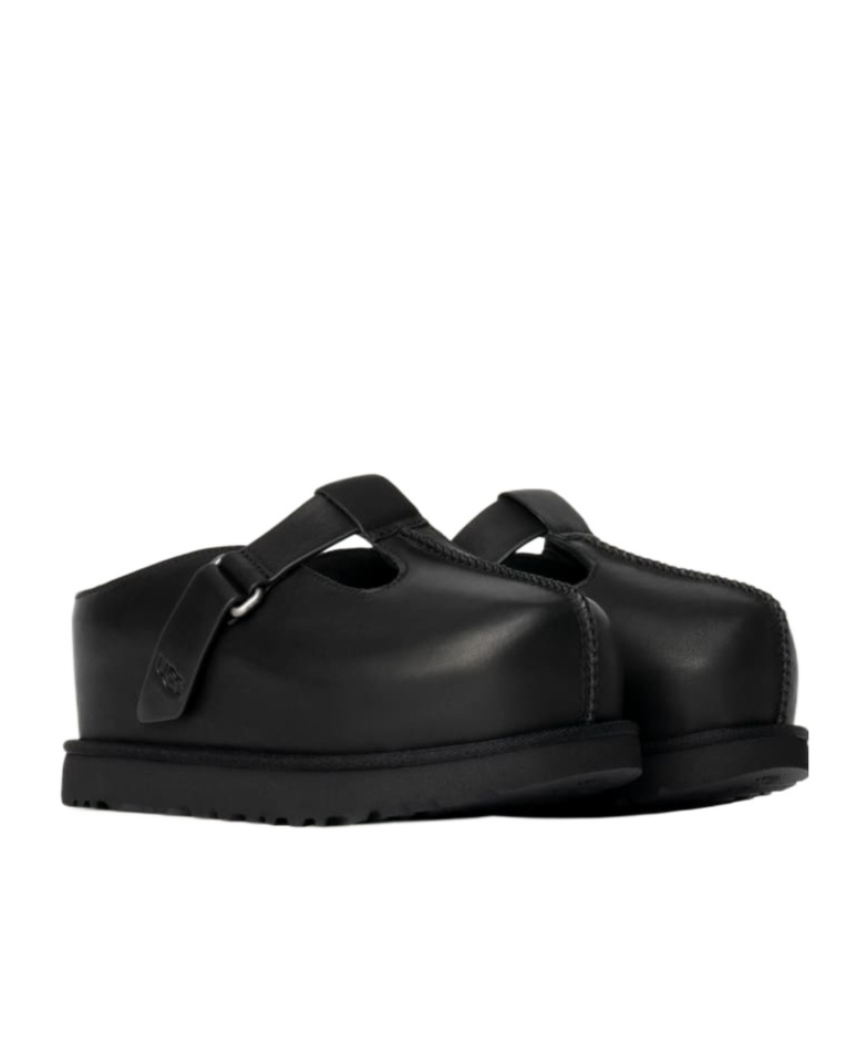 Ugg Thick-soled Muller Shoes In Black