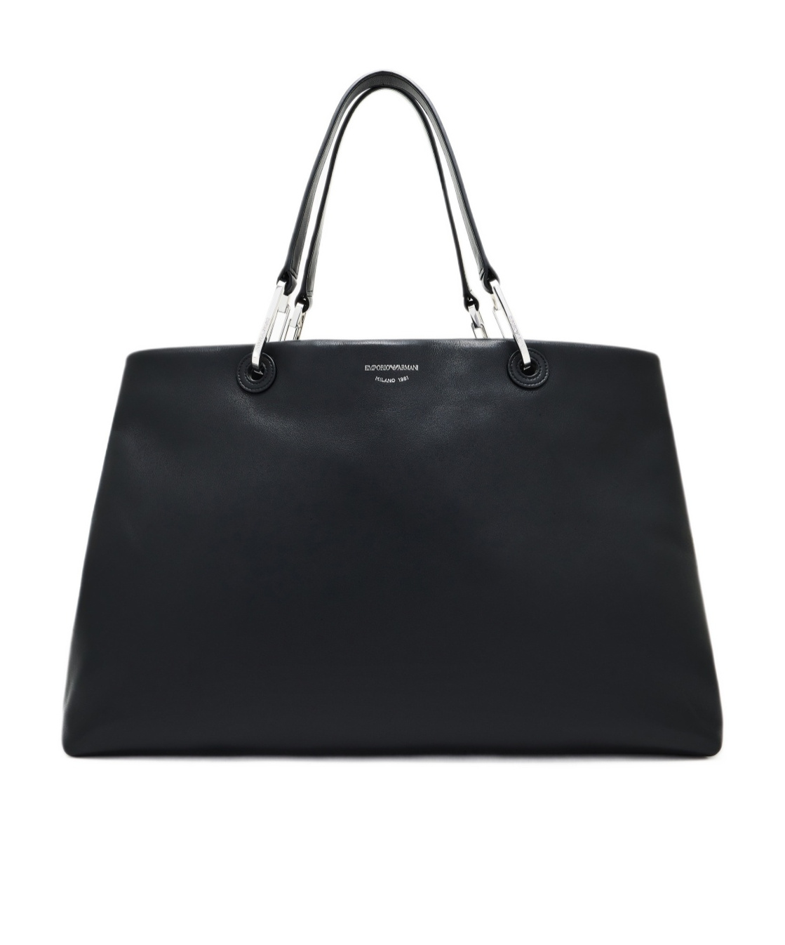 Emporio Armani Large Myea Shopper Bag In Black