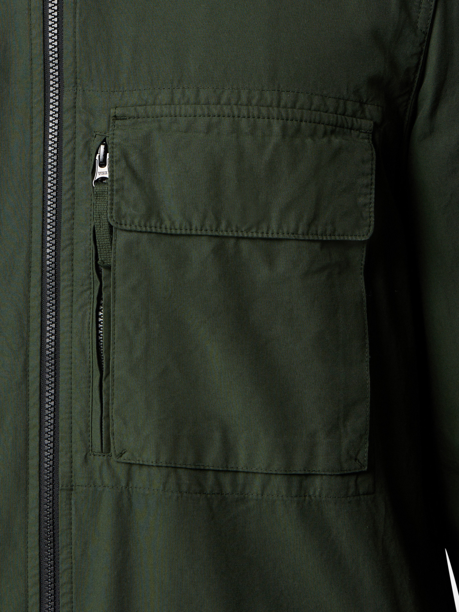 Stone Island Jacket With Compass Application In Green