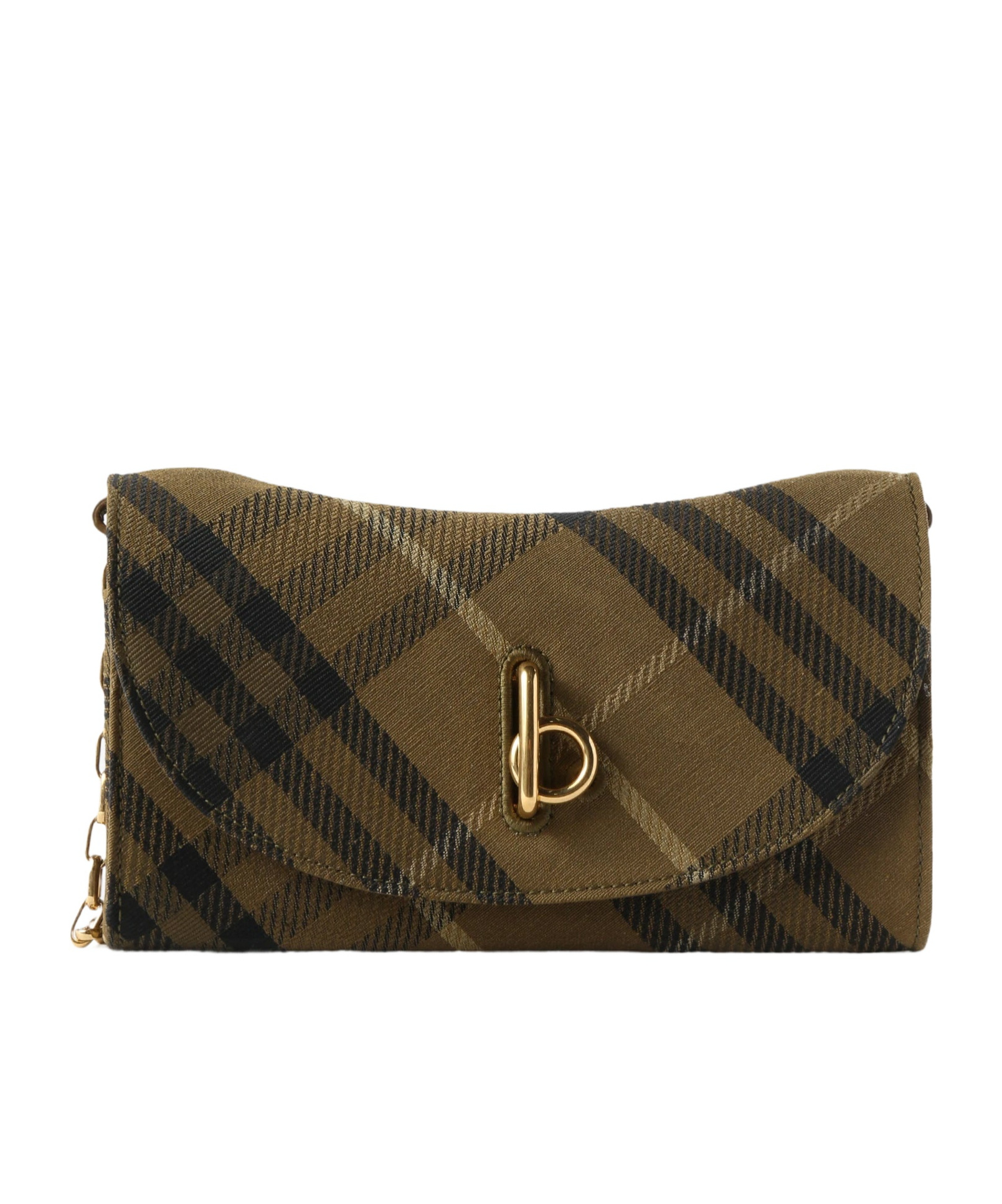 Burberry Flip Shoulder Bag In Green