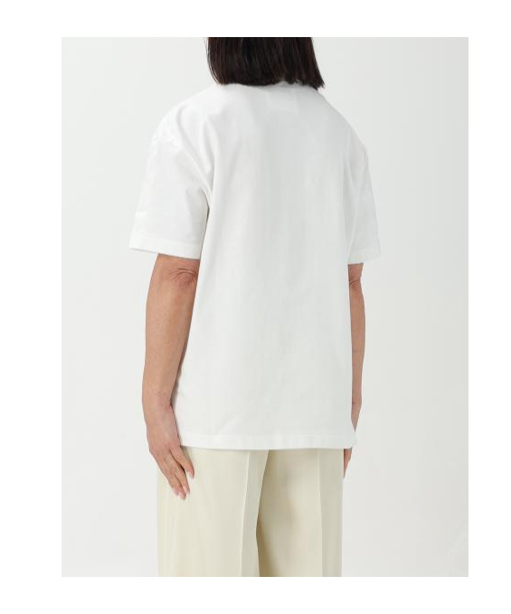 JIL SANDER BROOCH-DETAILED COTTON T-SHIRT