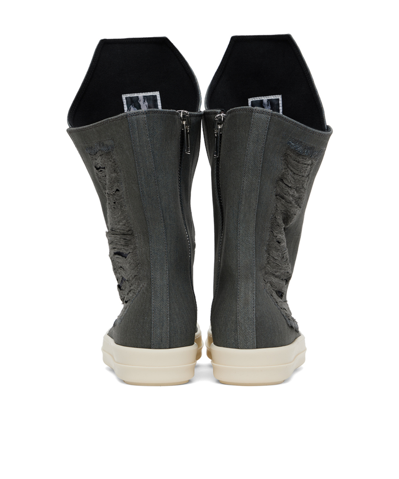 RICK OWENS DRKSHDW BOOT ZIPPER HIGH UPPER BOARD SHOES