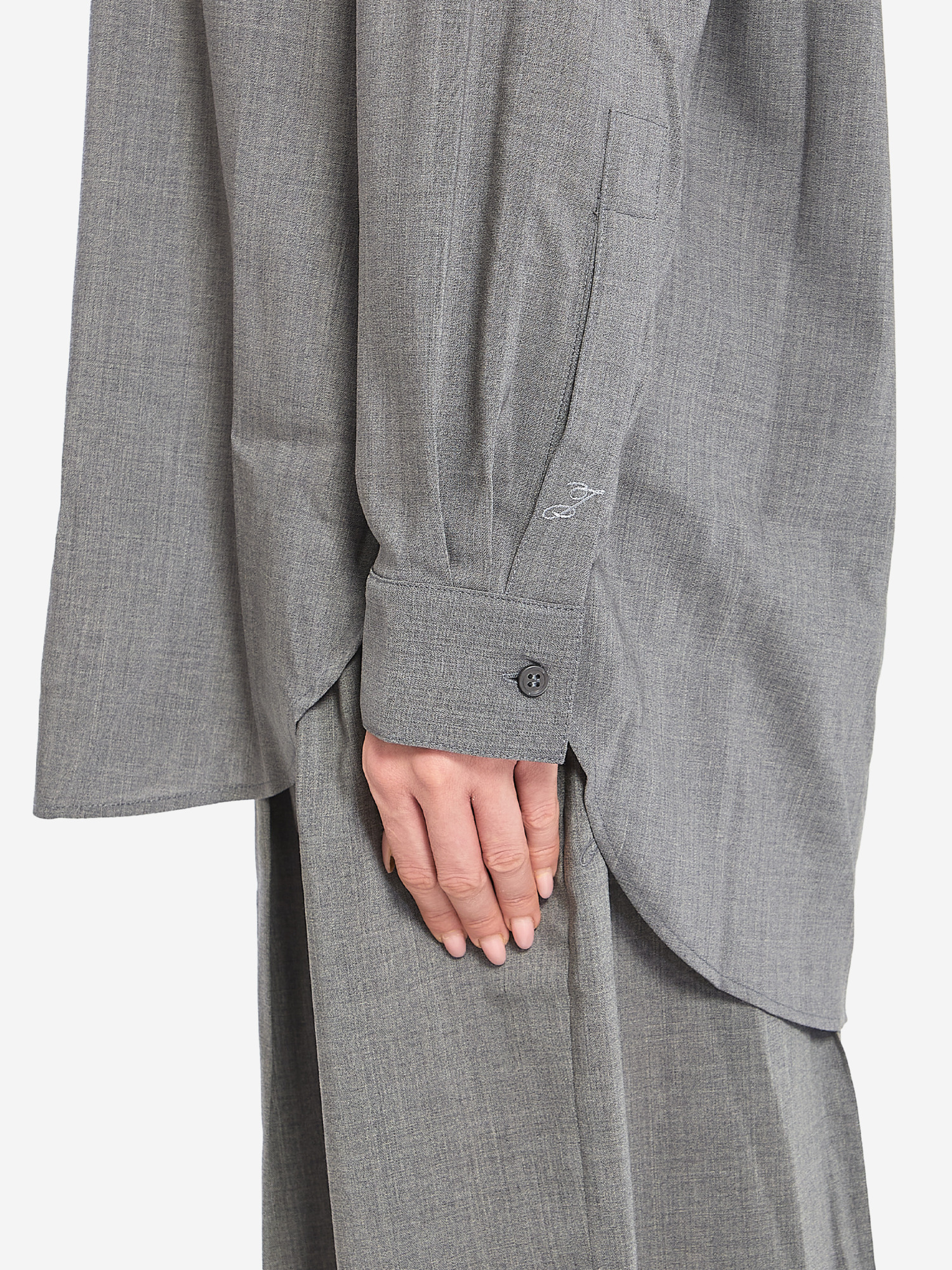 Jacquemus Le Chemise D Hommen Shirt In Gray