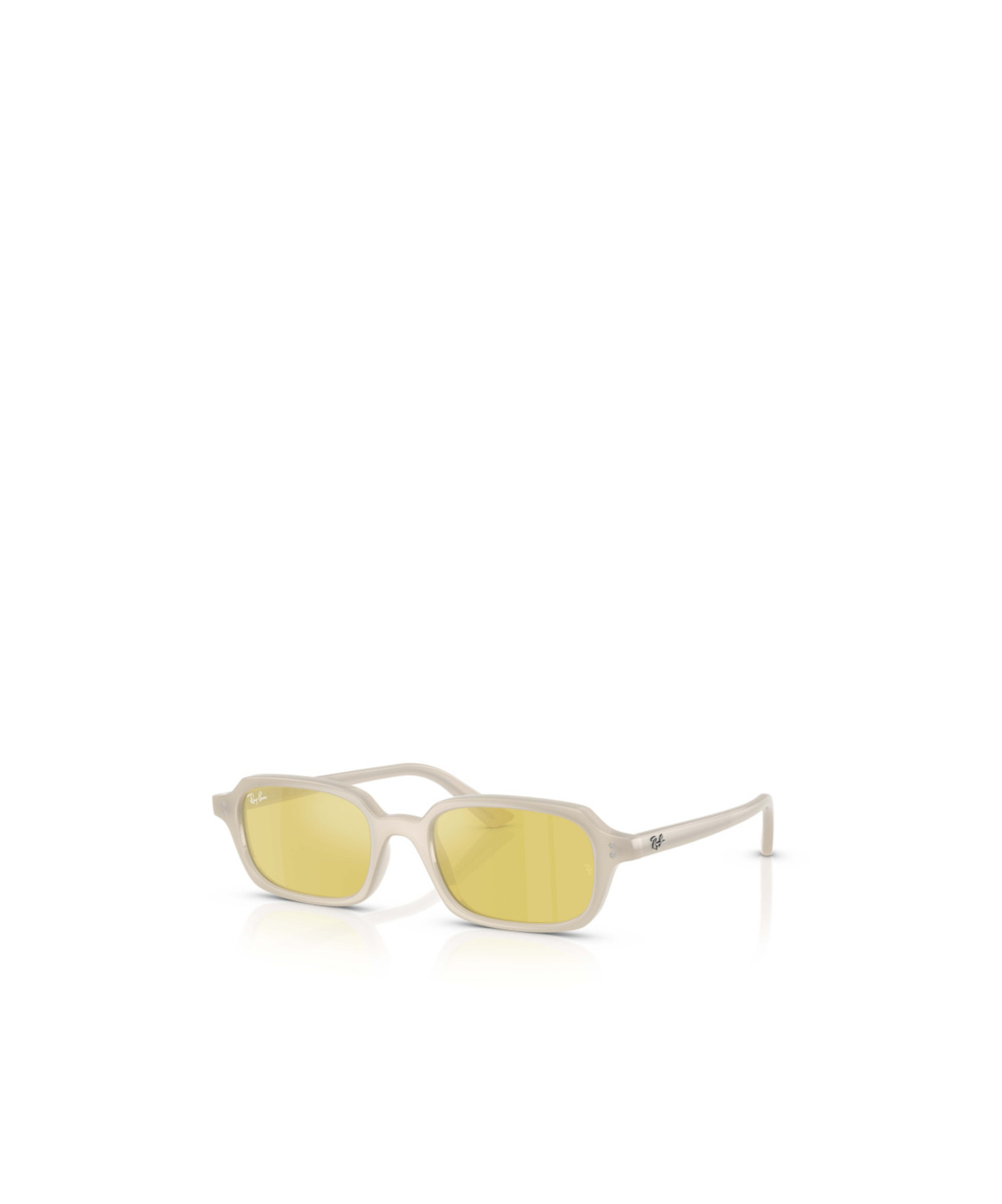 Ray Ban Ray-ban 52mm Mirrored Pillow Sunglasses In Yellow