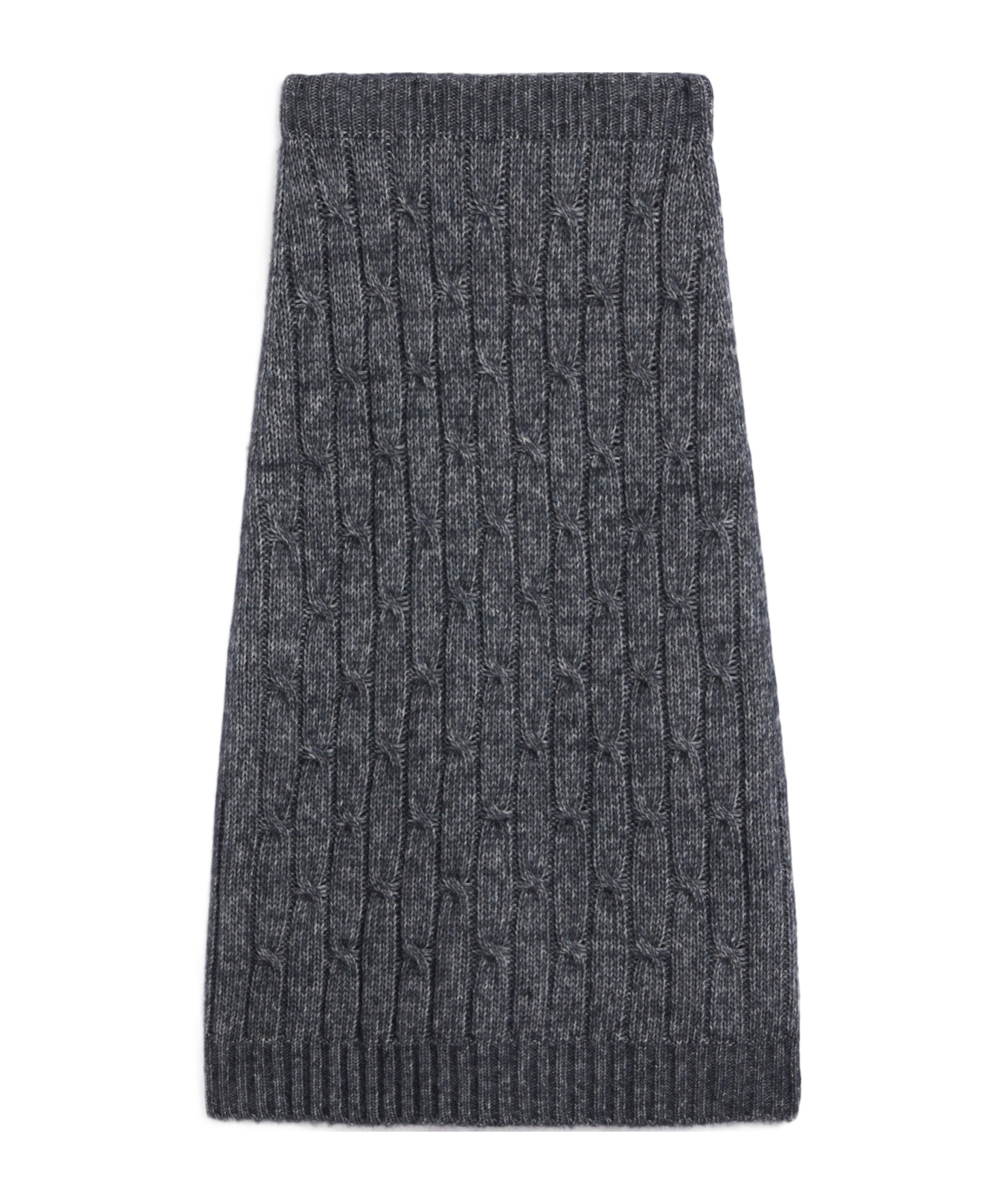 Max Mara Elastic Waist Skirt In Gray