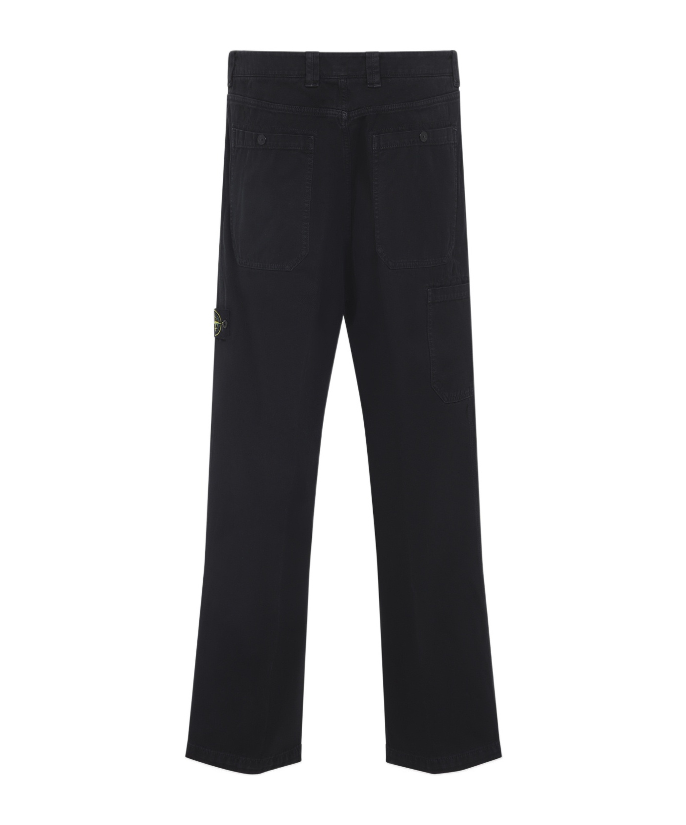 Stone Island Logo-patch Straight-leg Pants In Animal Print