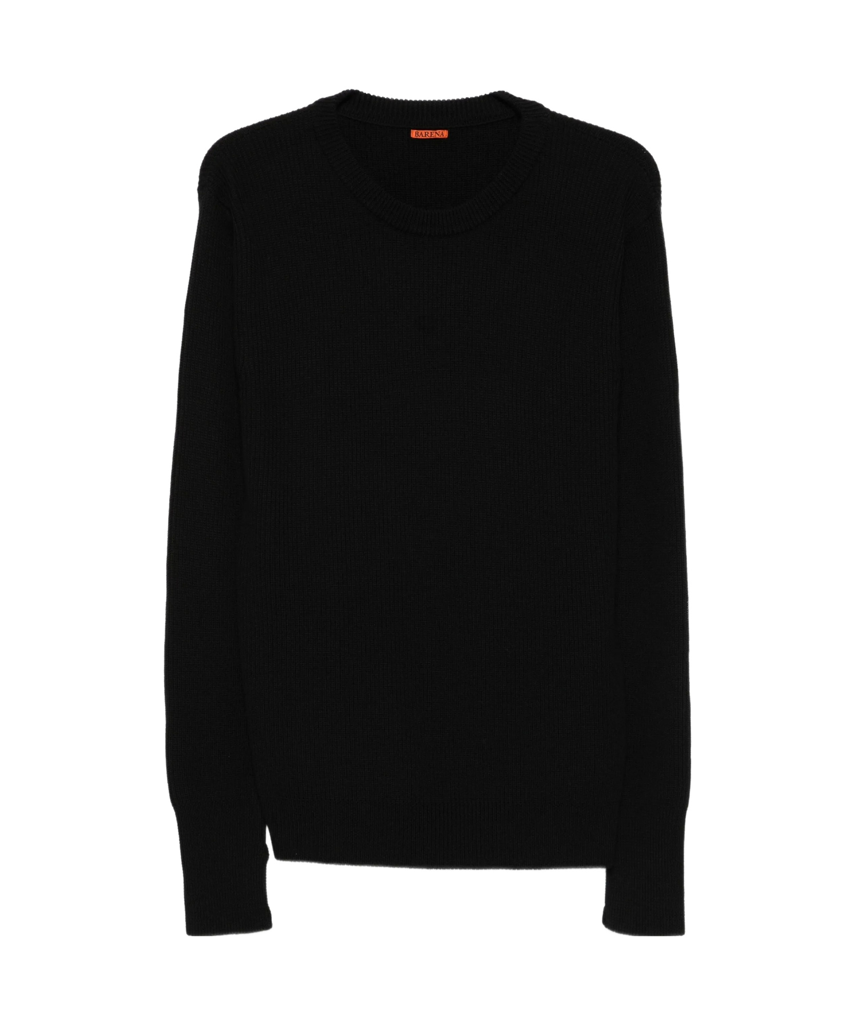 Barena Venezia Ribbed Crew-neck Sweater In Black