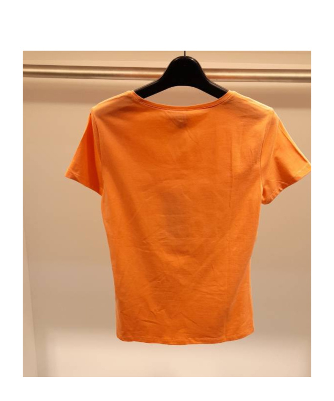 ARMANI JEANS ROUND COLLAR LOGO T-SHIRT