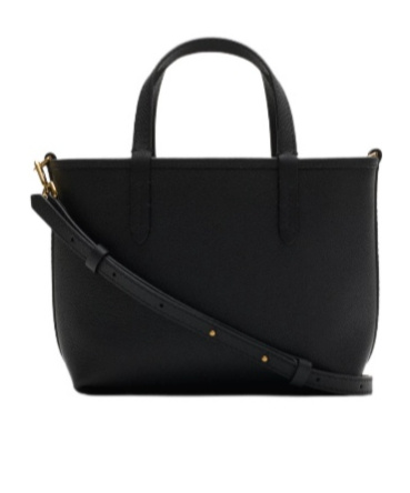 Burberry Mini Reversible Bloomsbury Tote In Black