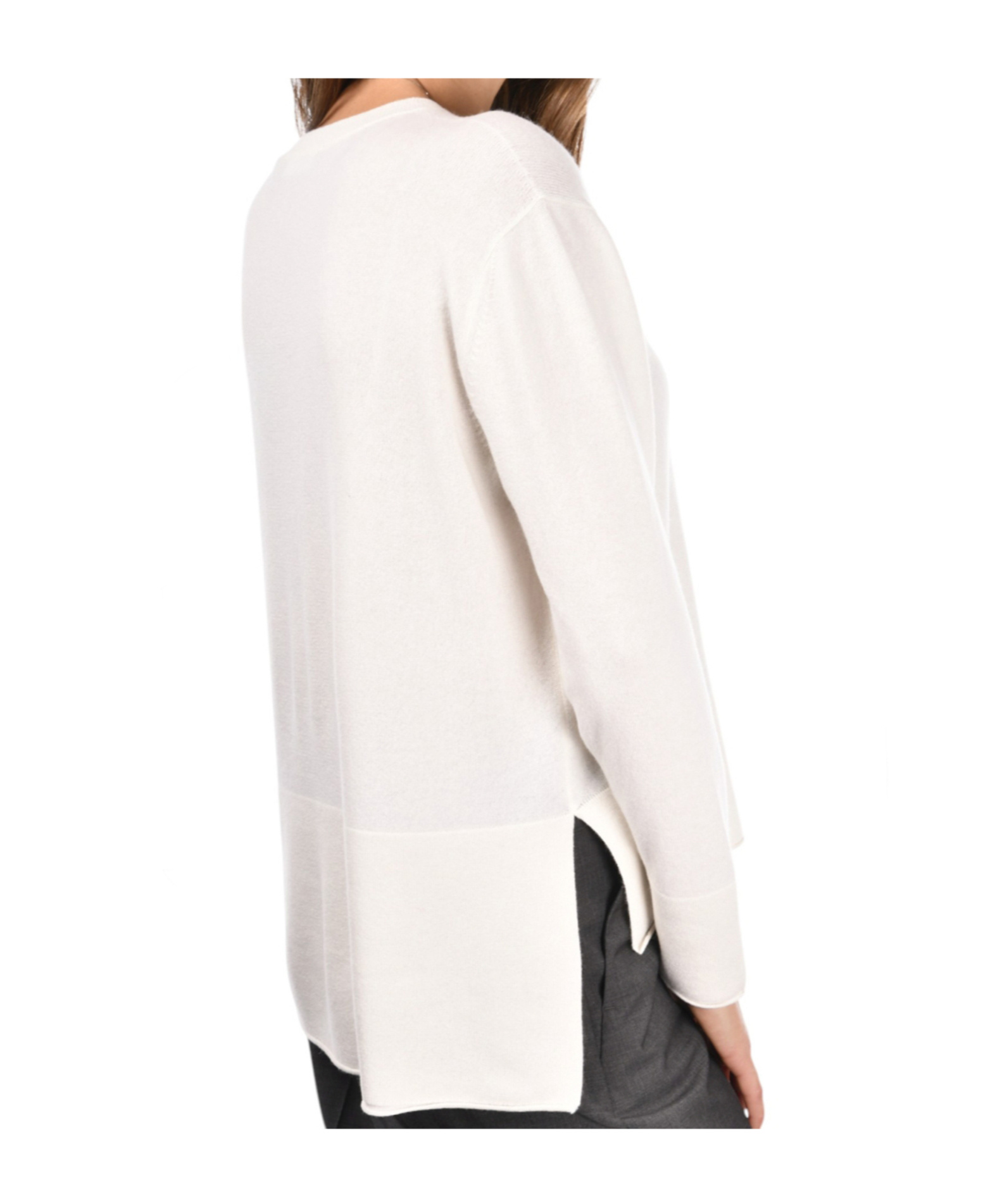 Gran Sasso Crew-neck Swea In White