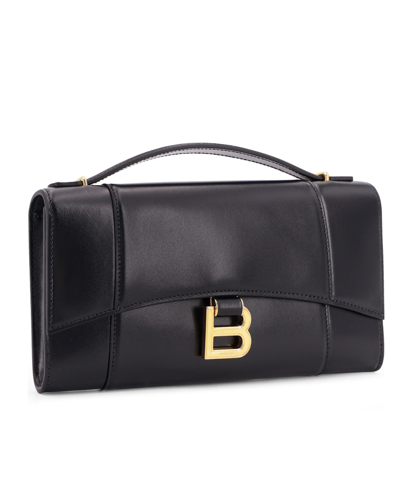 Balenciaga Women Horglss Poch Leather Handbag