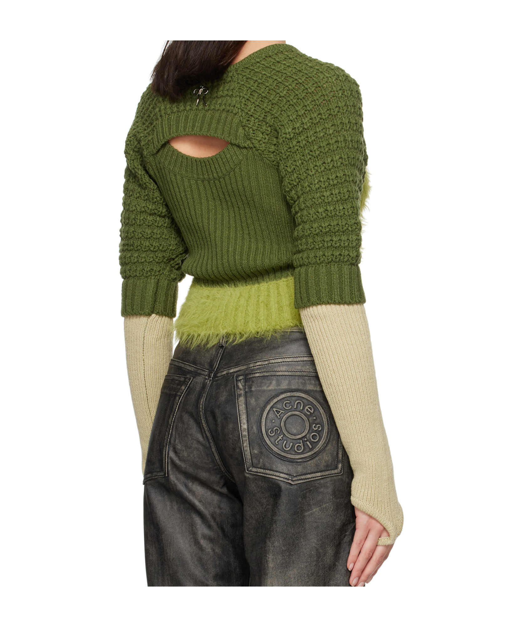 Andersson Bell Square Neck Sweater In Black