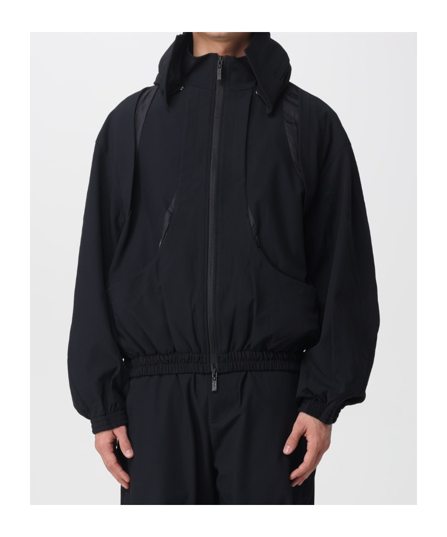 Ader Error Long-sleeved Zip-up Jacket In Black