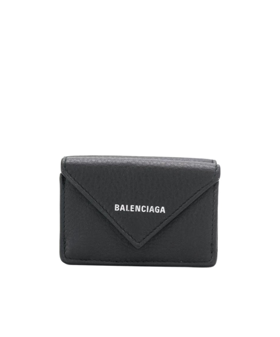 Balenciaga Papier Mini Wallet In Black