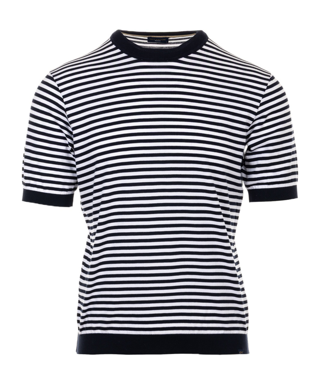 Paul & Shark Short Sleeve Sweater In Black