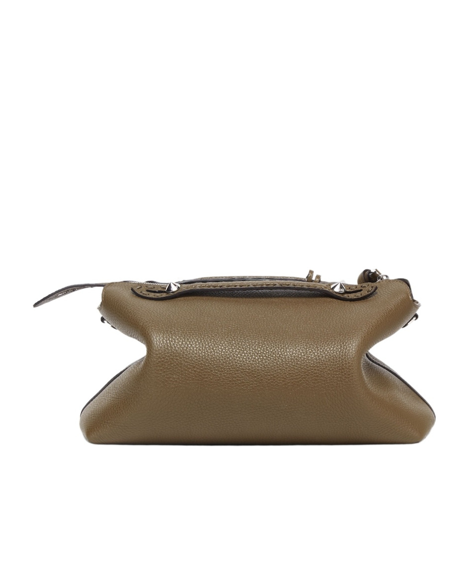 Fendi By The Way Soft Large Selleria Macro In Green