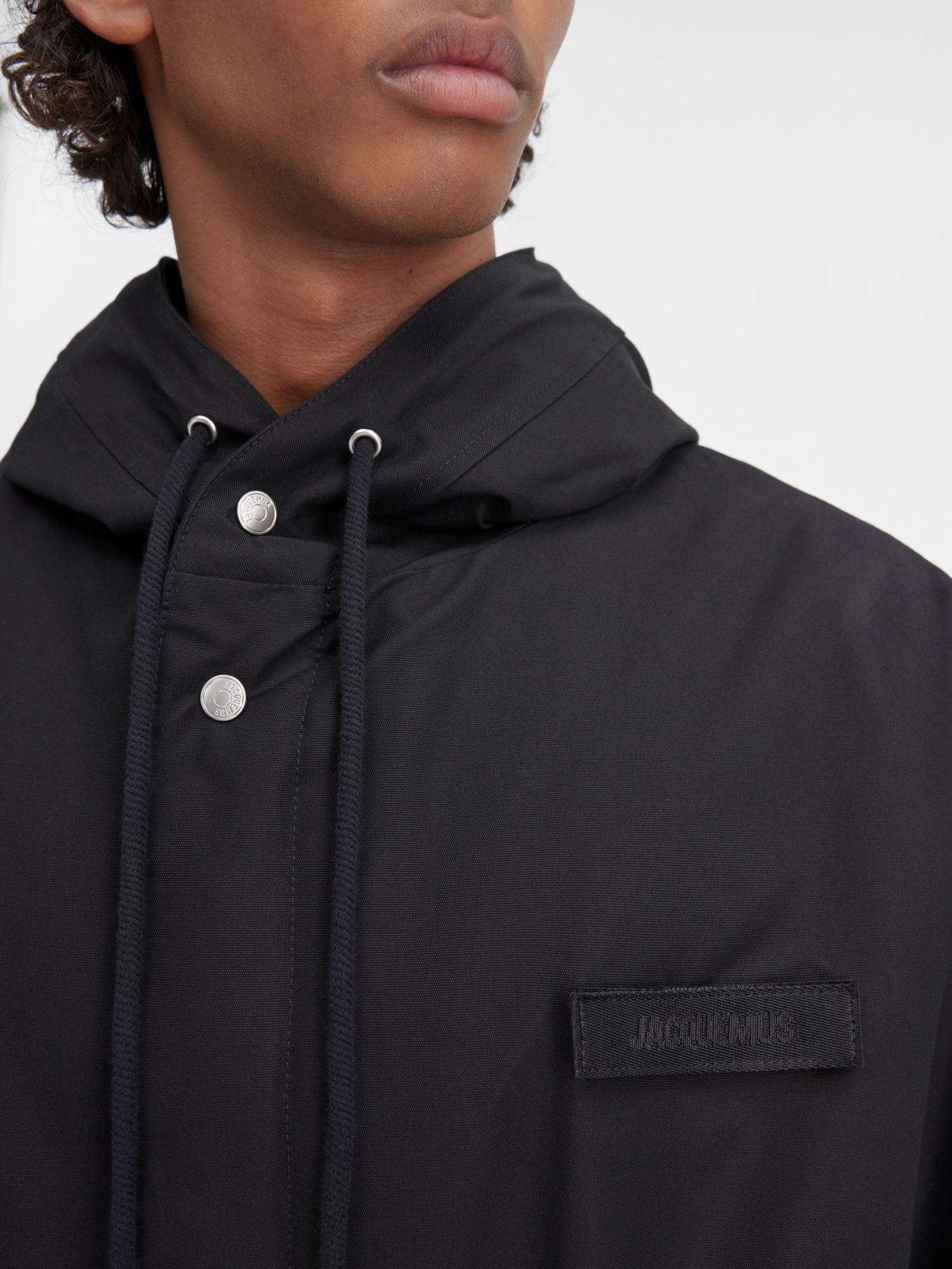 Jacquemus Black Les Classiques 'la Parka Marrone' Jacket In Black
