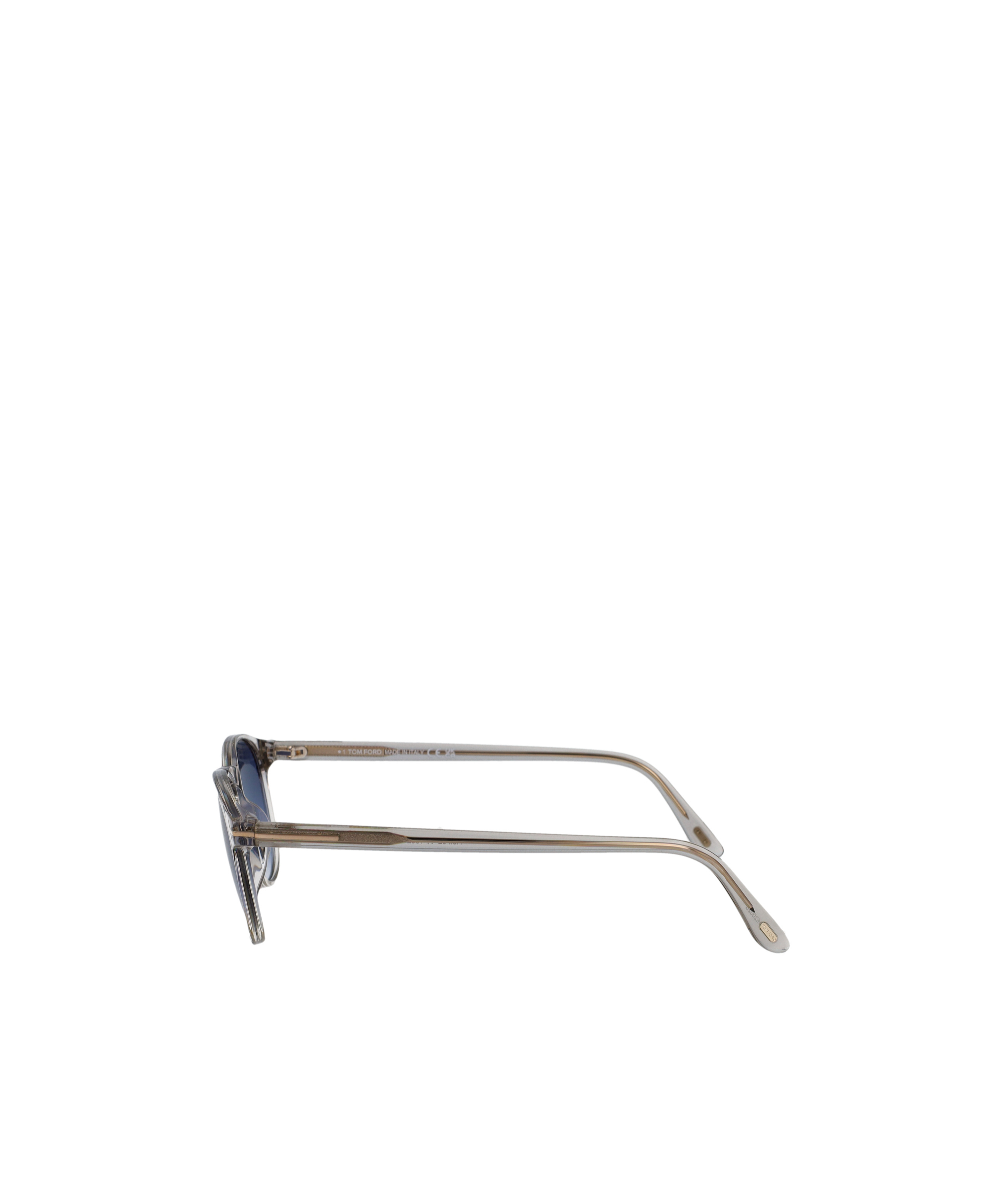 Tom Ford Eyewear Holt Round Frame Sunglasses In Brown