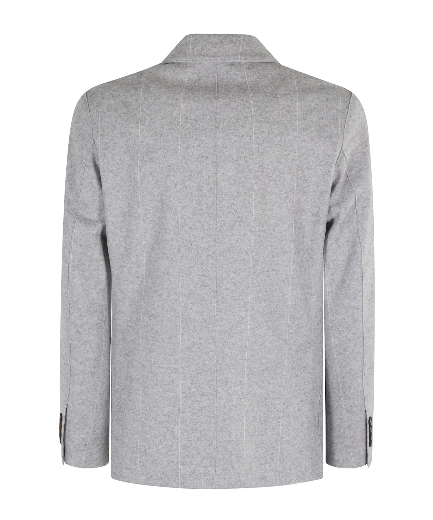 Eleventy Double-breasted Suit Jacket In Gray