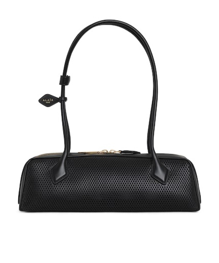 Alaïa Medium Elegant Handbag With Tubular Handles In Black