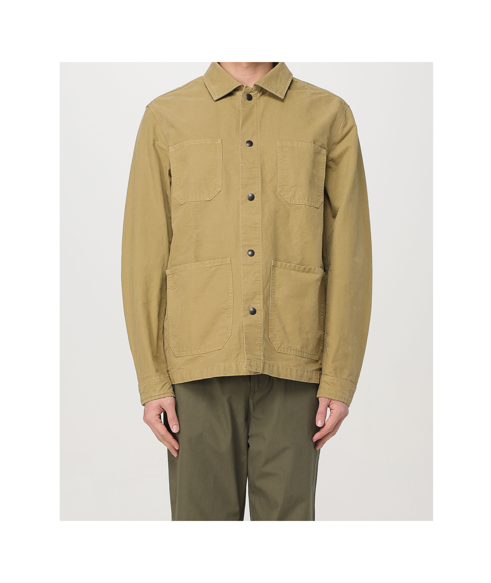 WOOLRICH WOOLRICH GARMENT-DYED OVERSHIRT