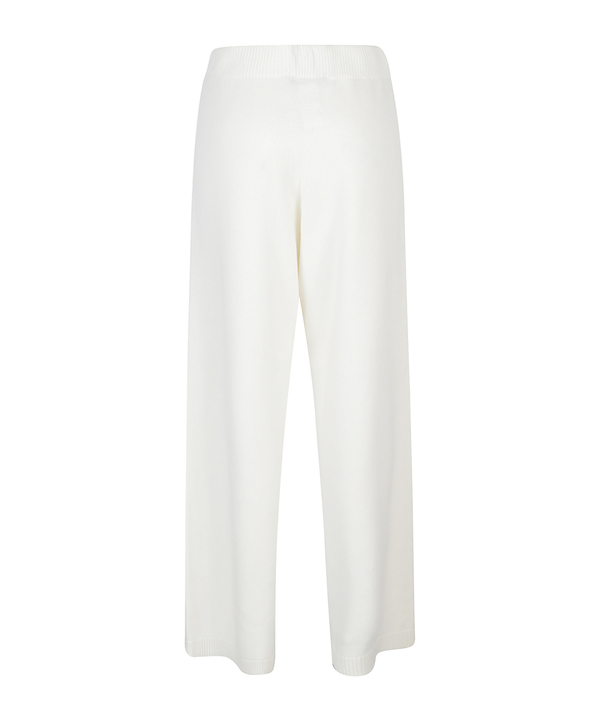Fabiana Filippi Knitted Casual Pants In White