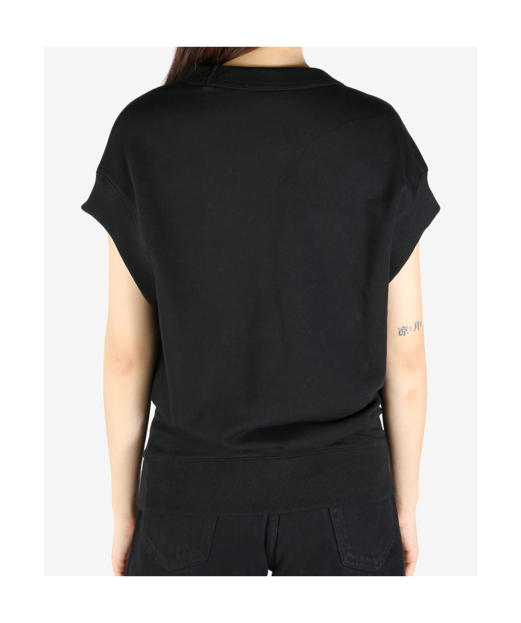Dries Van Noten Sleeveless Sweatshirt In Black