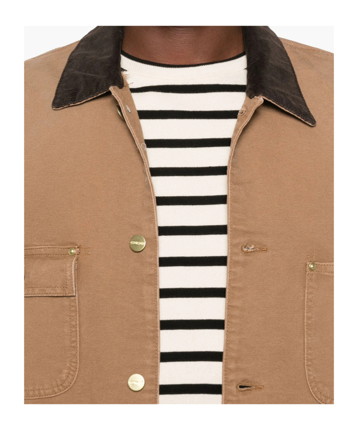 Carhartt Long-sleeved Casual Jacket In Pink