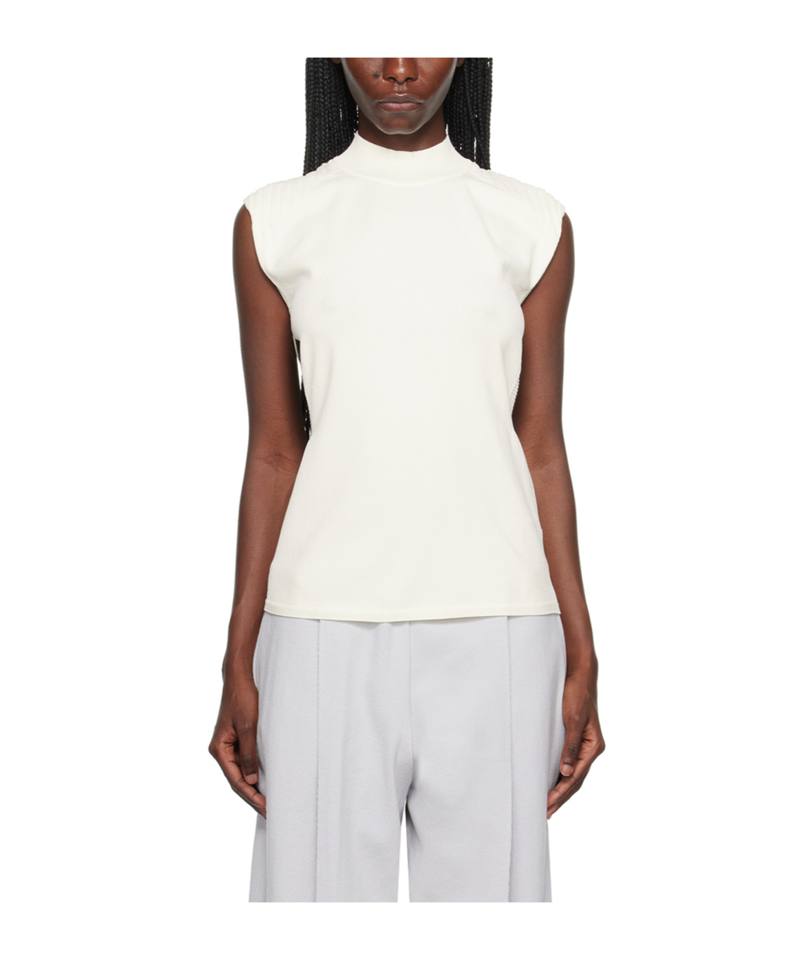 Issey Miyake Off-white Mellow Camisole In White