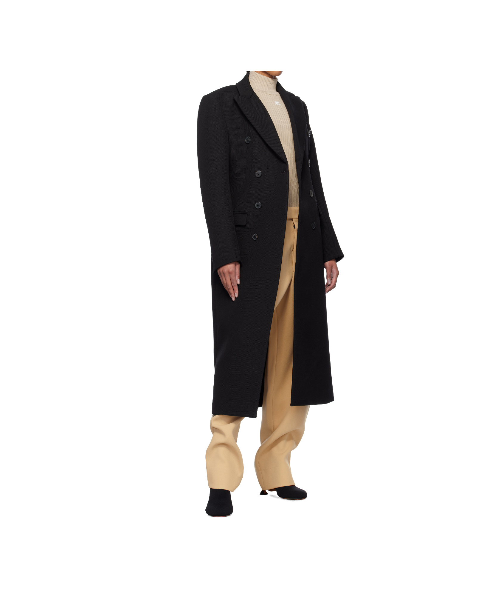 Shop Wardrobe.nyc Double Breasted Coat