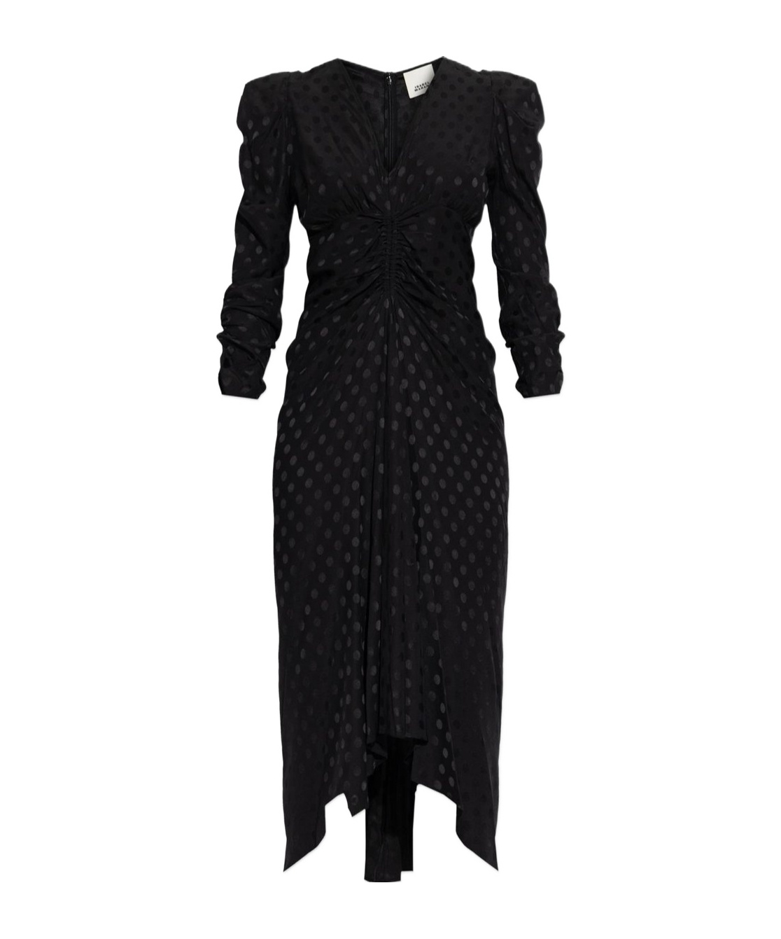 Isabel Marant V-neck Midi Dress In Black