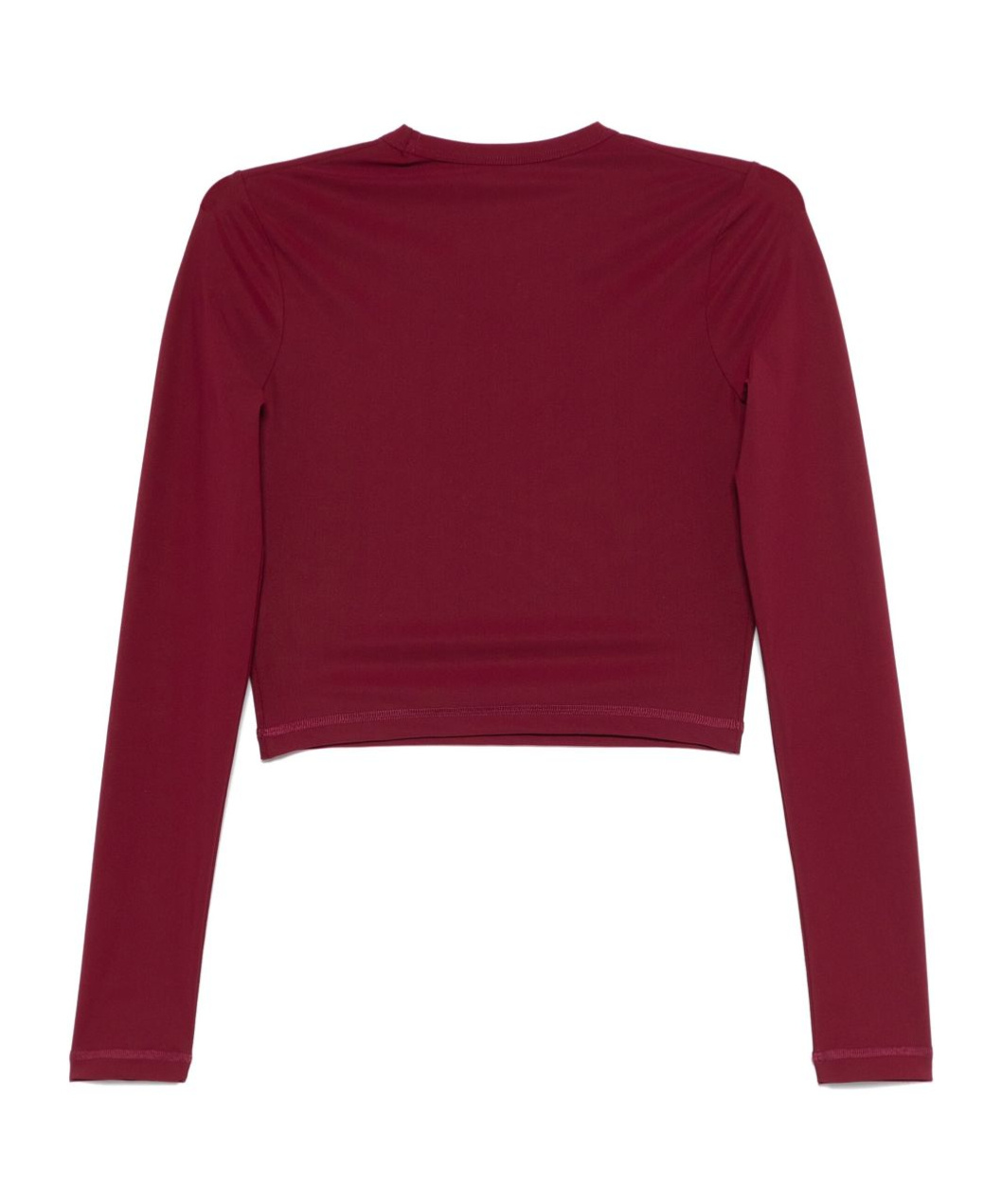 Jil Sander Cropped Swim Top In Red