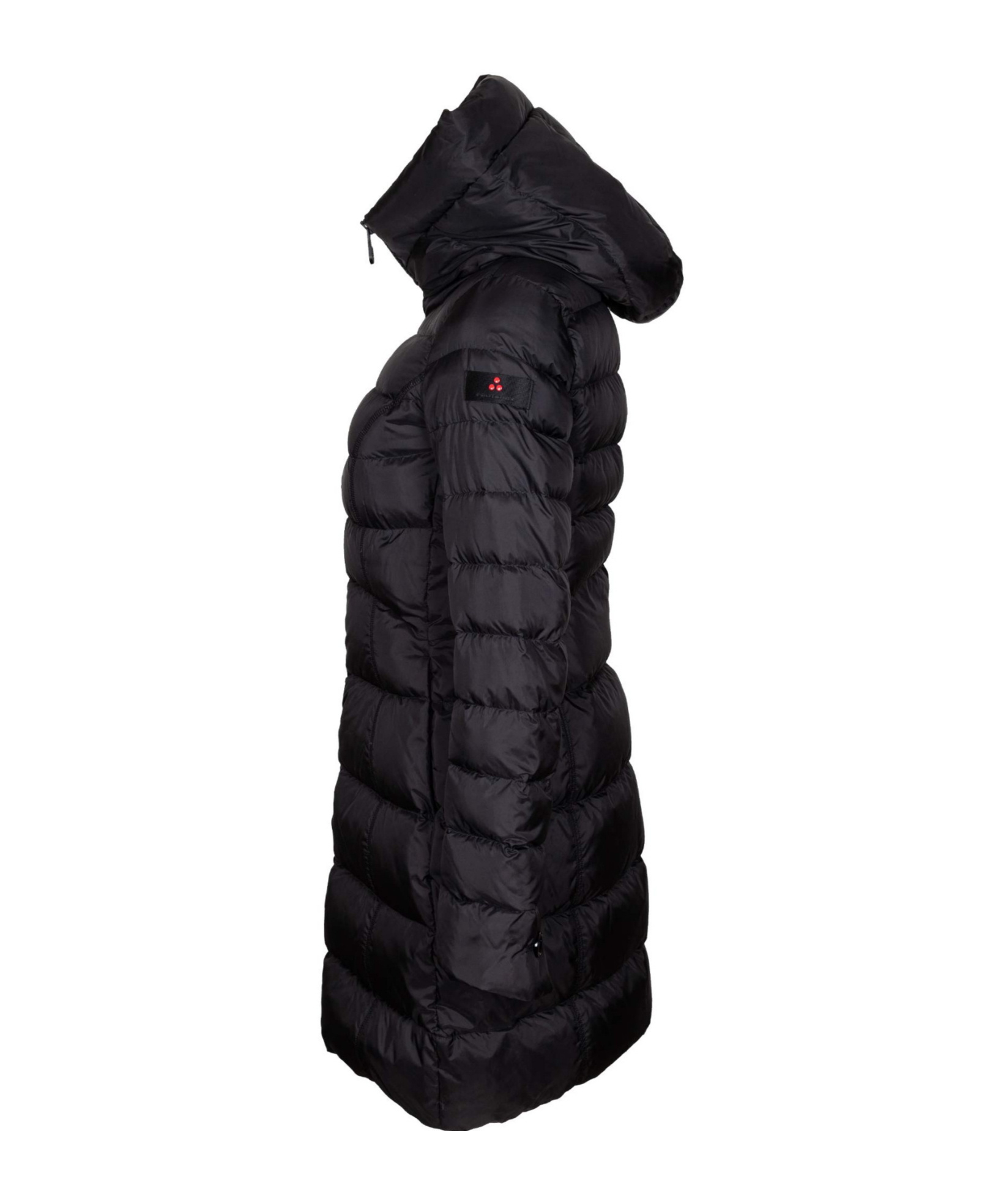 Peuterey Long Down Jacket In Black