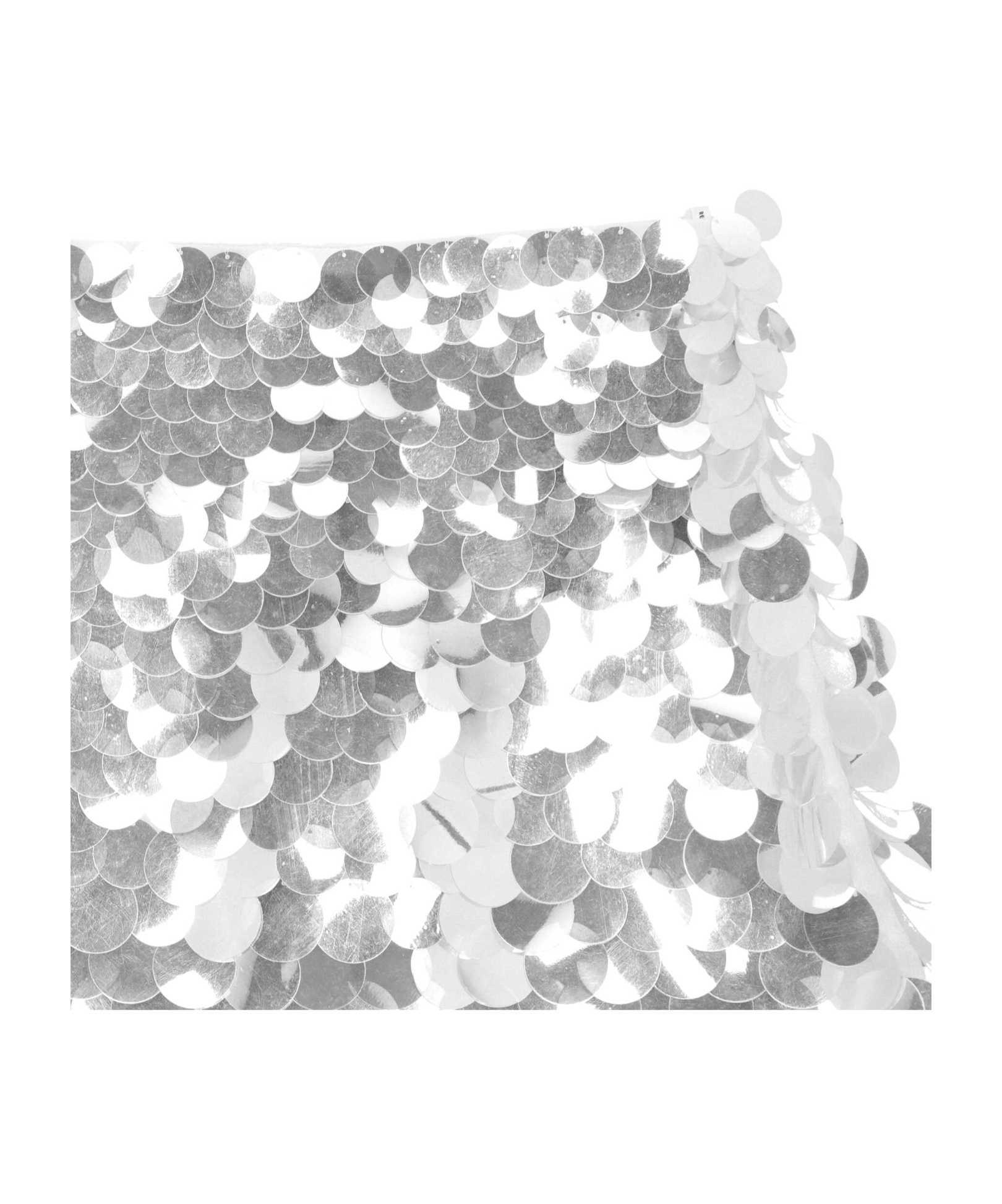 Retroféte Retrofete Sequin Mini Skirt In Silver