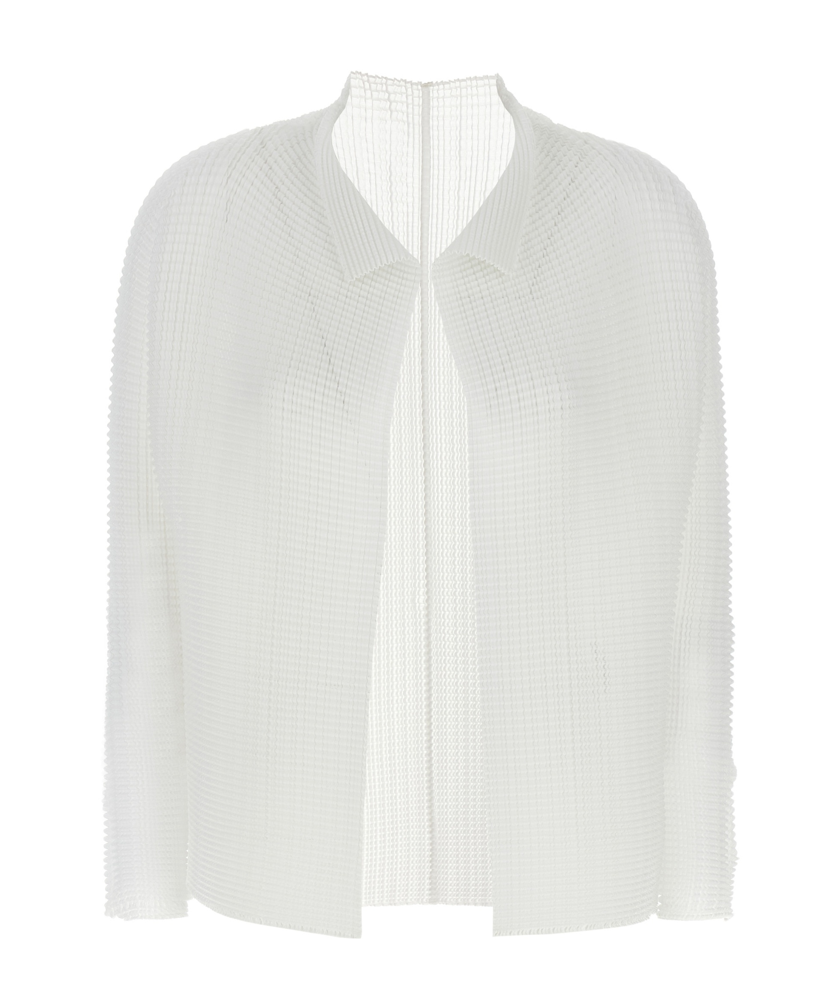 Shop Issey Miyake 'wooly Pleats-56' Cardigan
