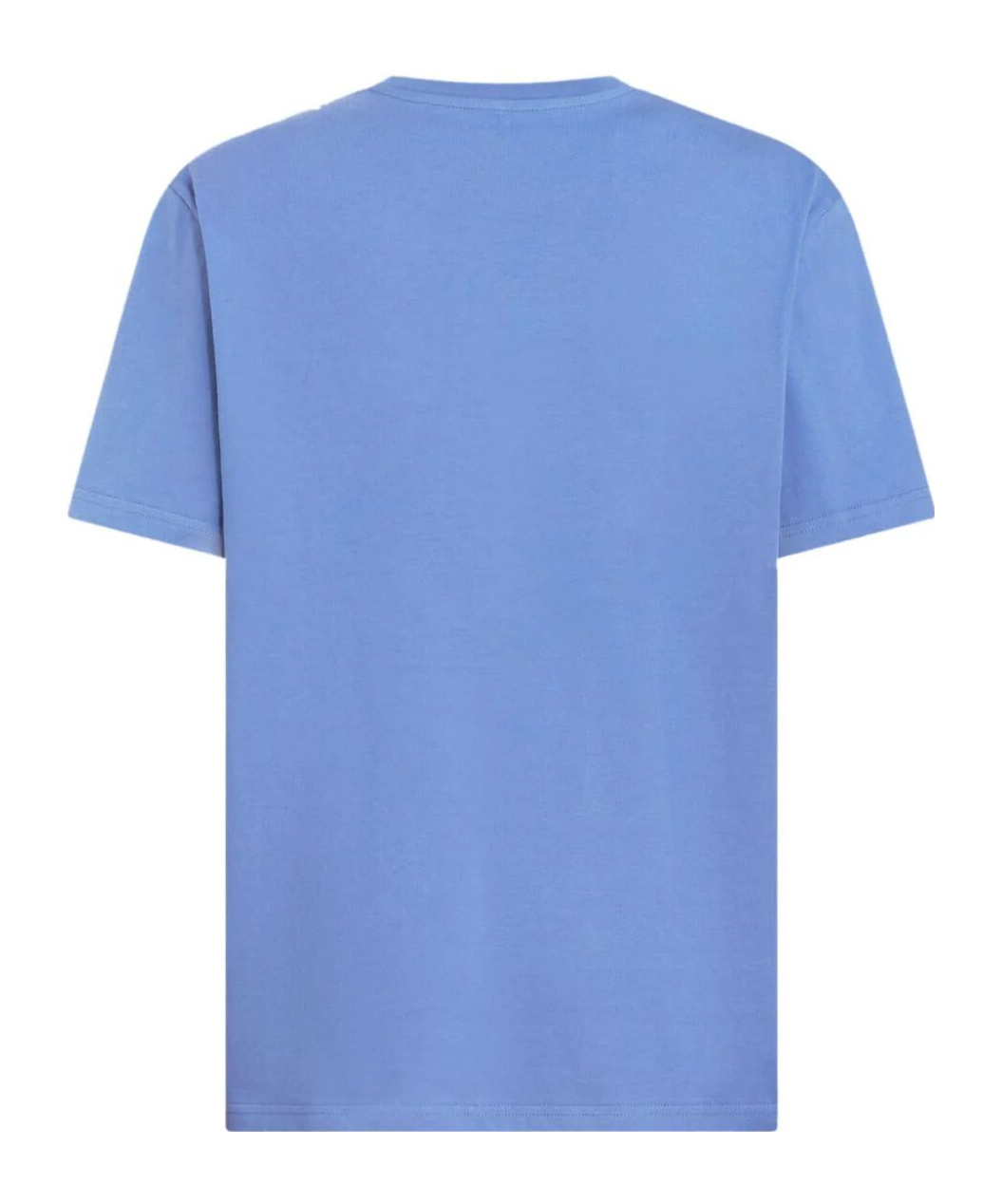 Etro Pegaso-embroidered Cotton T-shirt In Blue