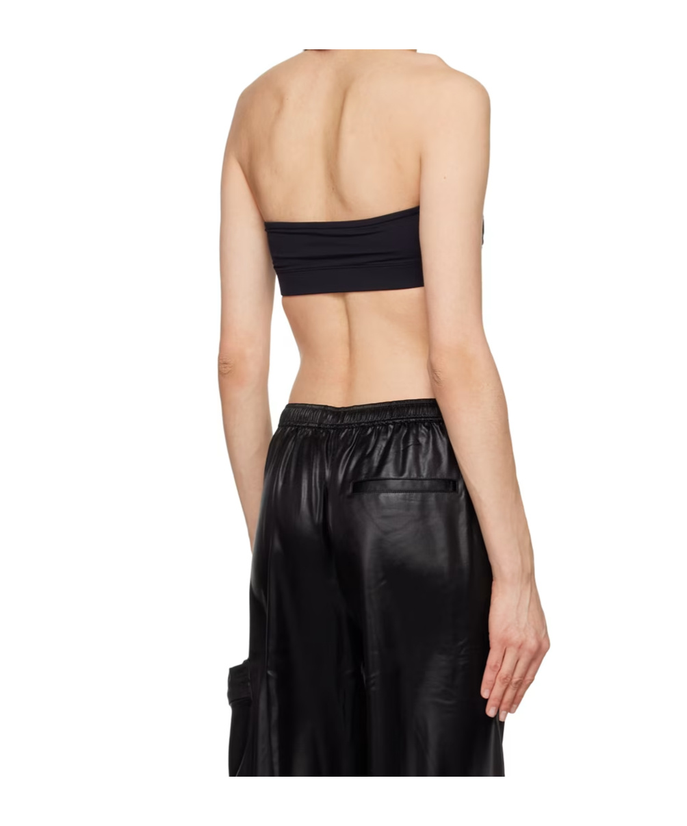 Filippa K Black Ruched Tank Top In Black