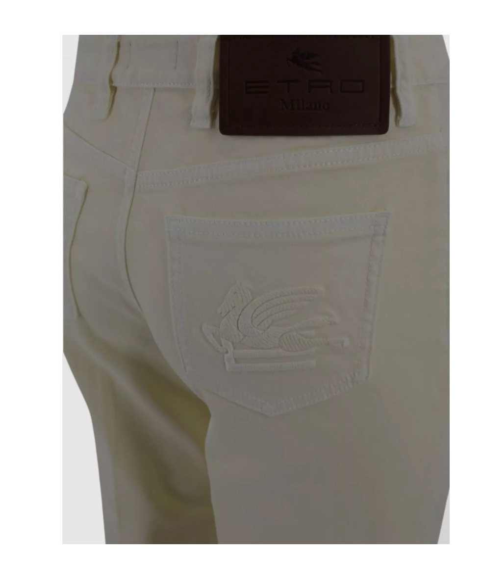 Etro Belt Loops Slacks In Gray