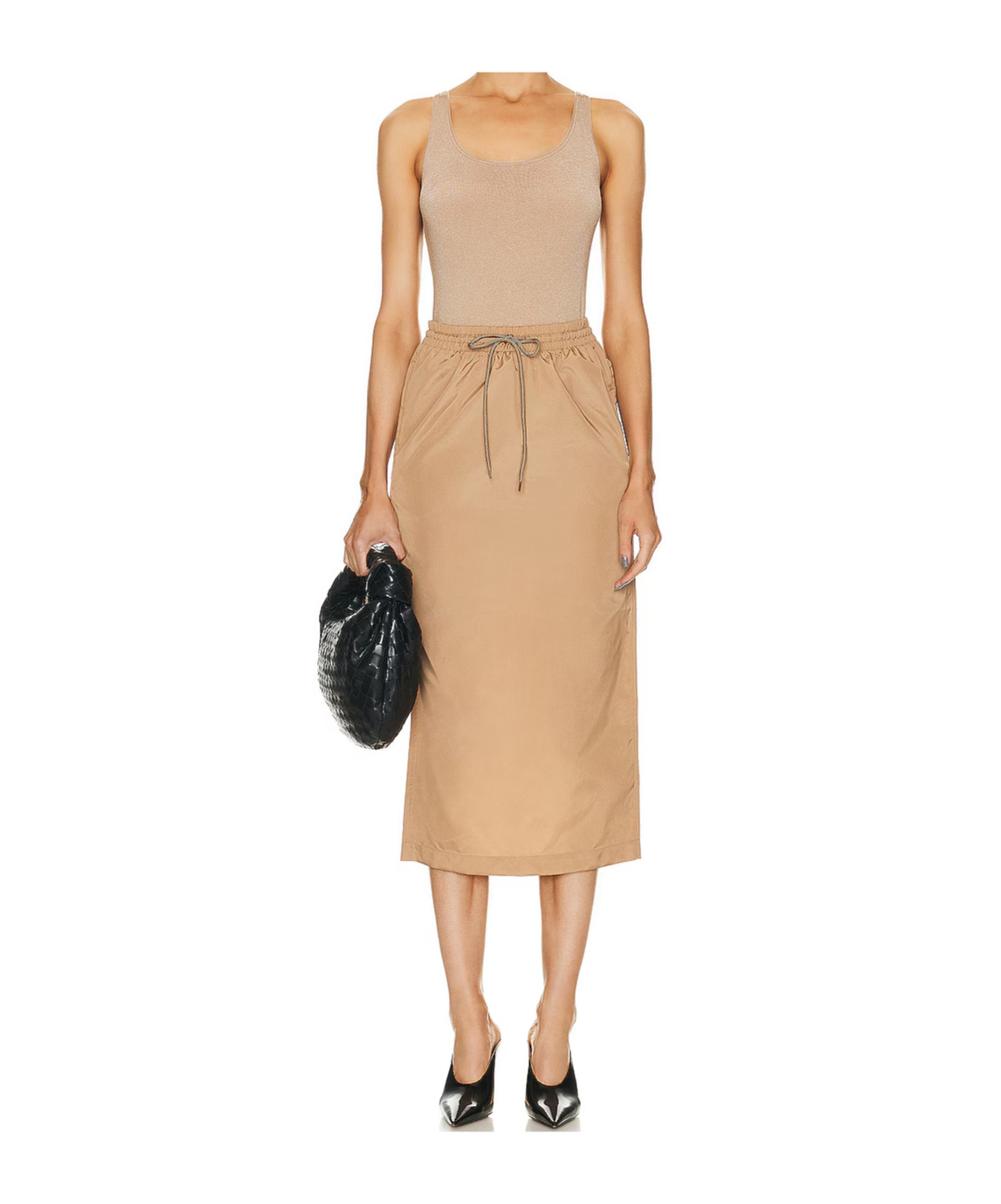 WARDROBE.NYC DRAWSTRING WAIST SKIRT
