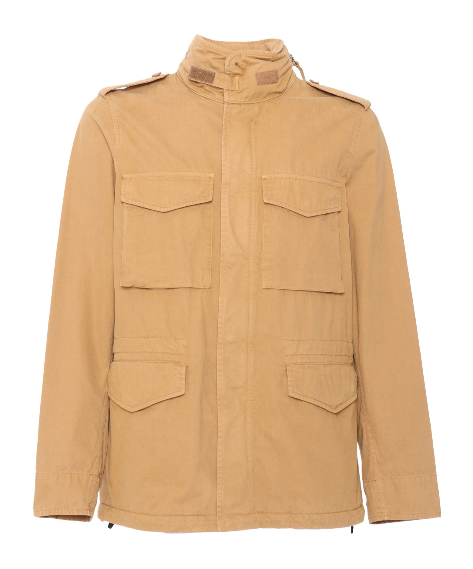 Aspesi Long-sleeved Casual Jacket In Nude
