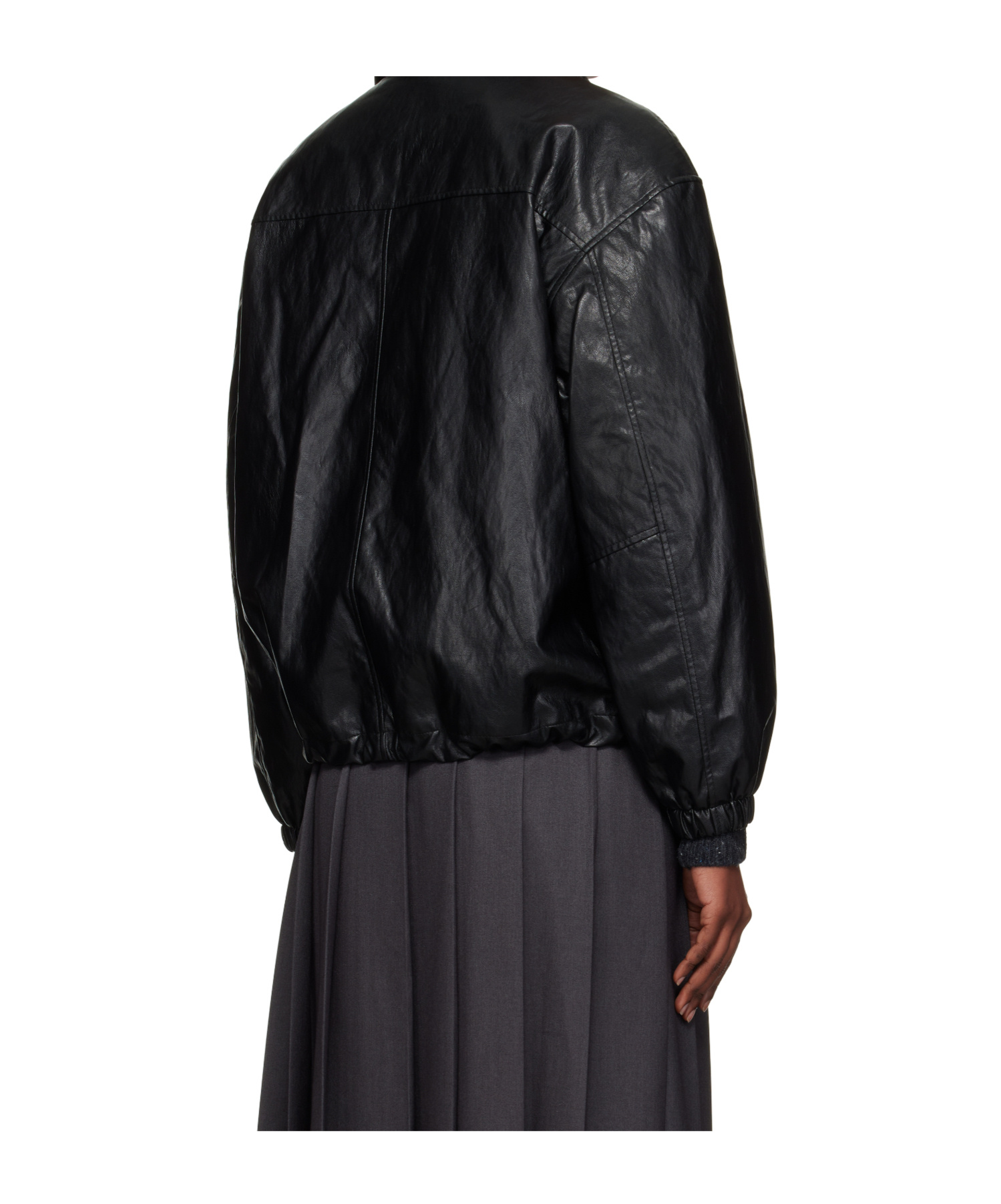Dunst Zippered Long-sleeved Cotton Jacket In Black
