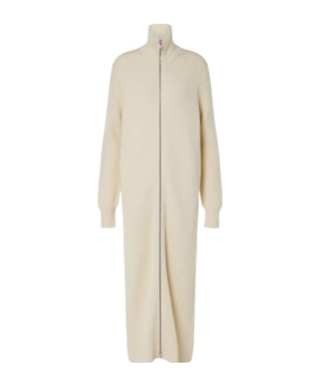 Jil Sander Wool Cardigan In Nude