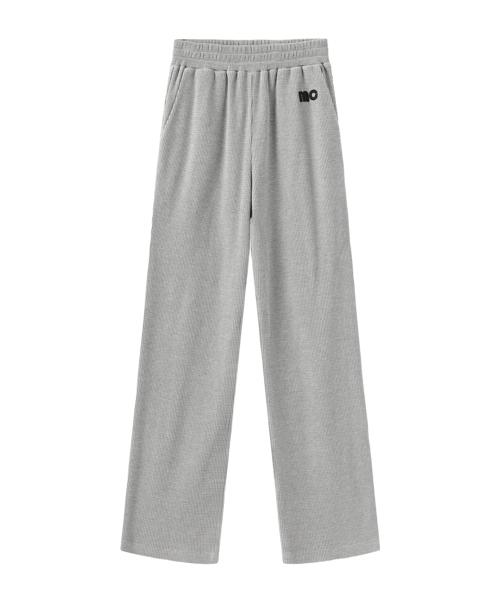 Marissa Chiara Drawstring Elastic Waist Casual Pants In Gray