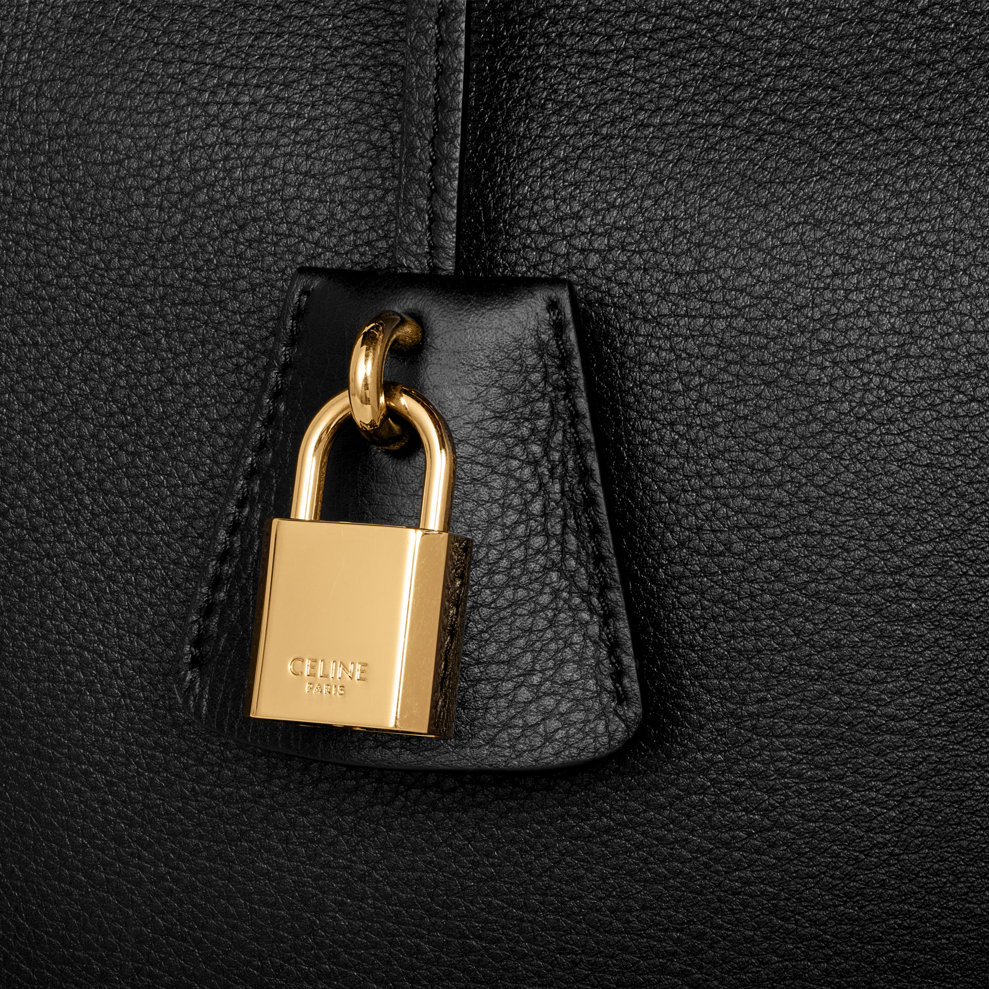 Celine Conti Soft Handbag In Black