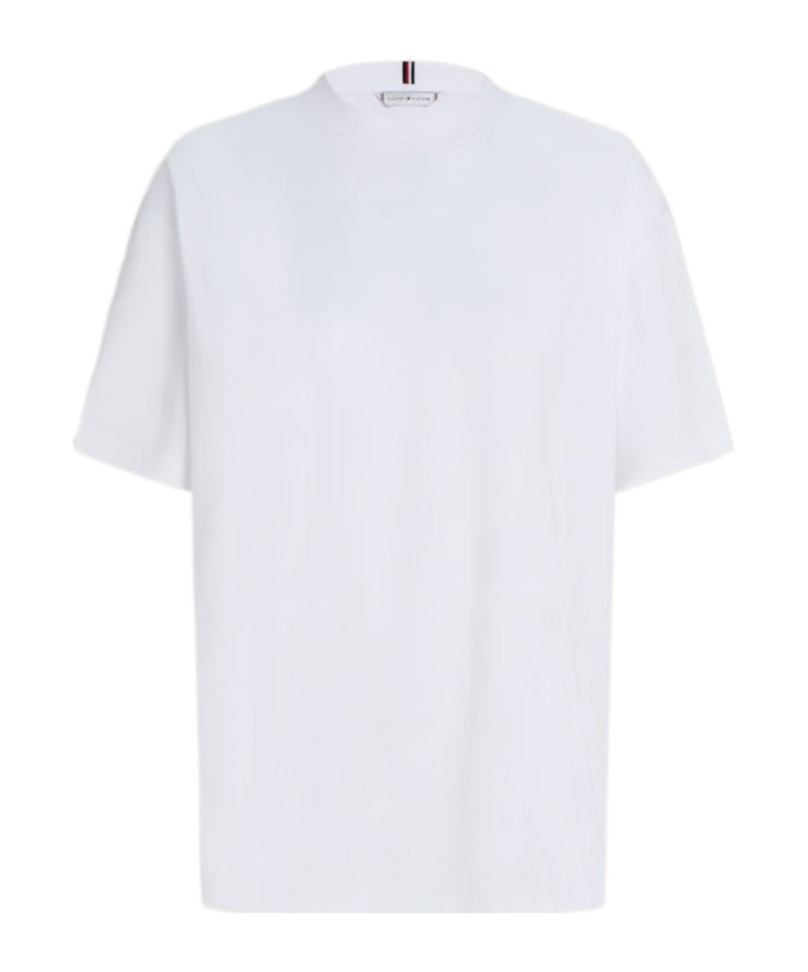 TOMMY HILFIGER LOGO-EMBROIDERED COTTON T-SHIRT